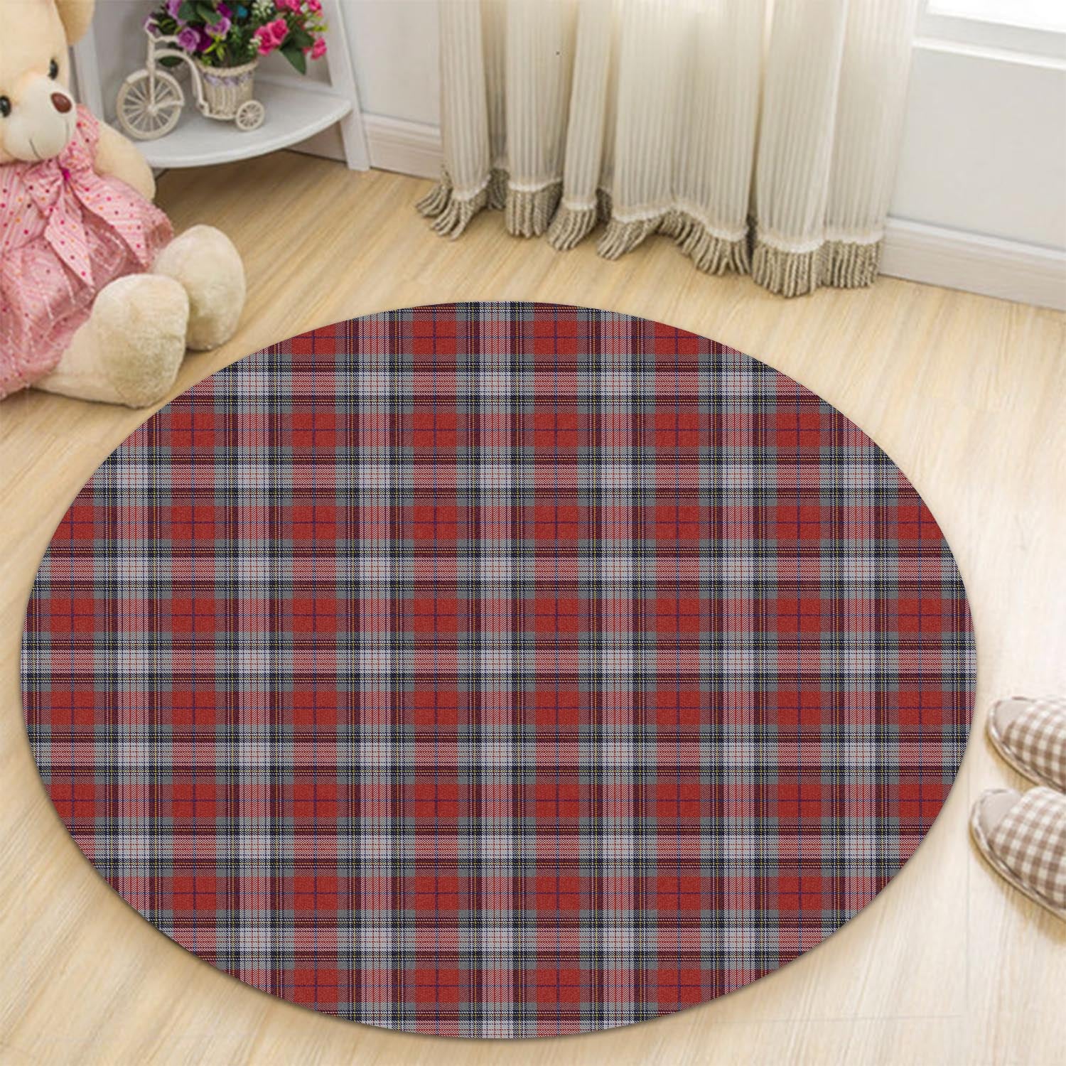 Warden Tartan Round Rug - Tartan Vibes Clothing