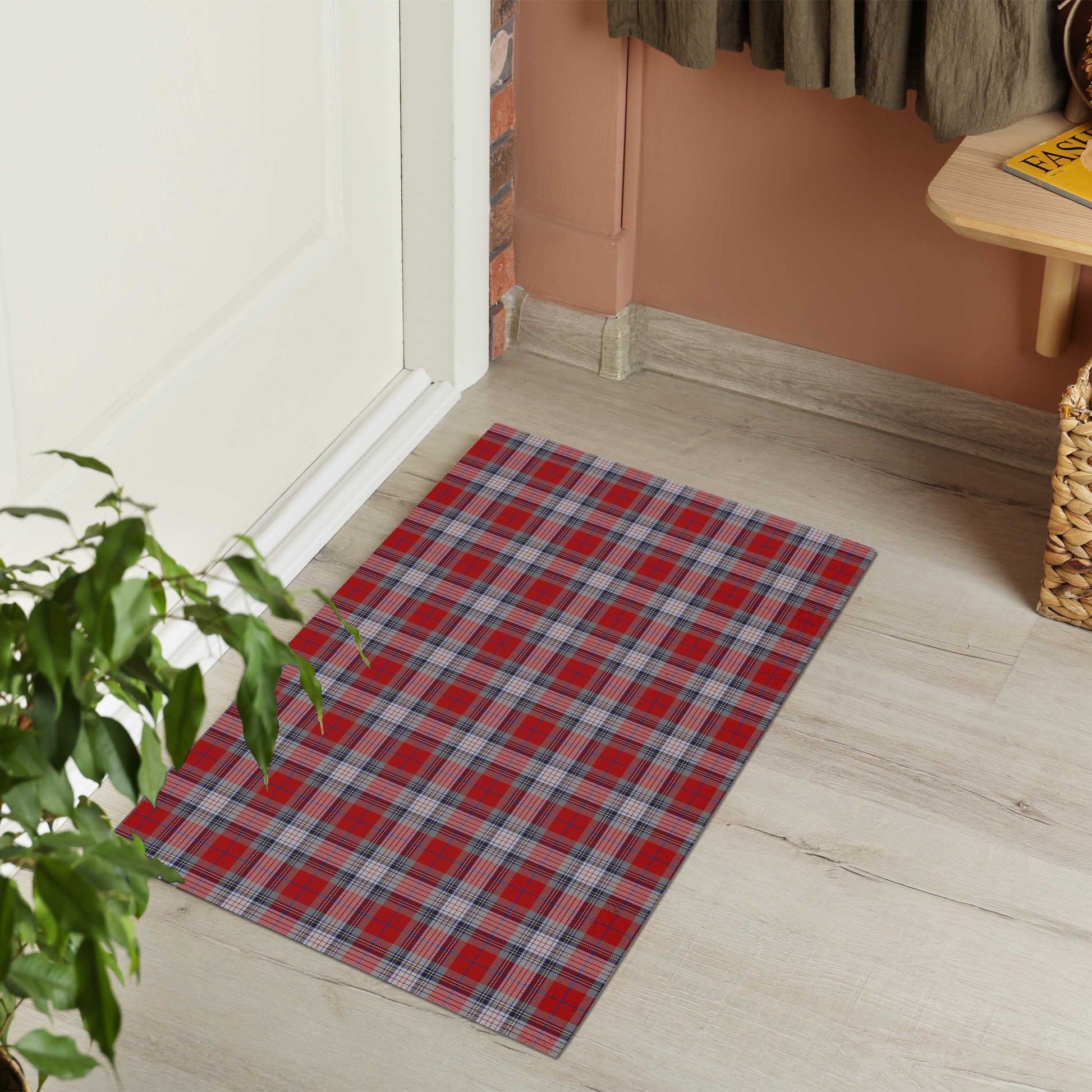 Warden Tartan Rubber Doormat - Tartan Vibes Clothing