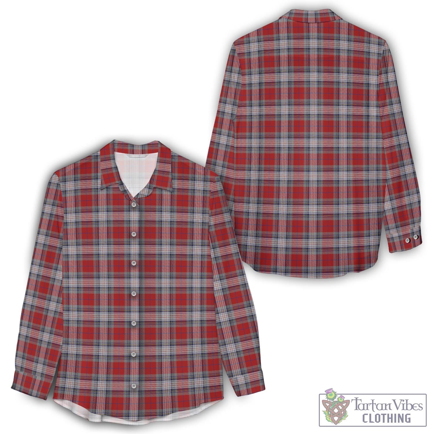 Warden Tartan Women's Casual Shirt - Tartan Vibes Clothing