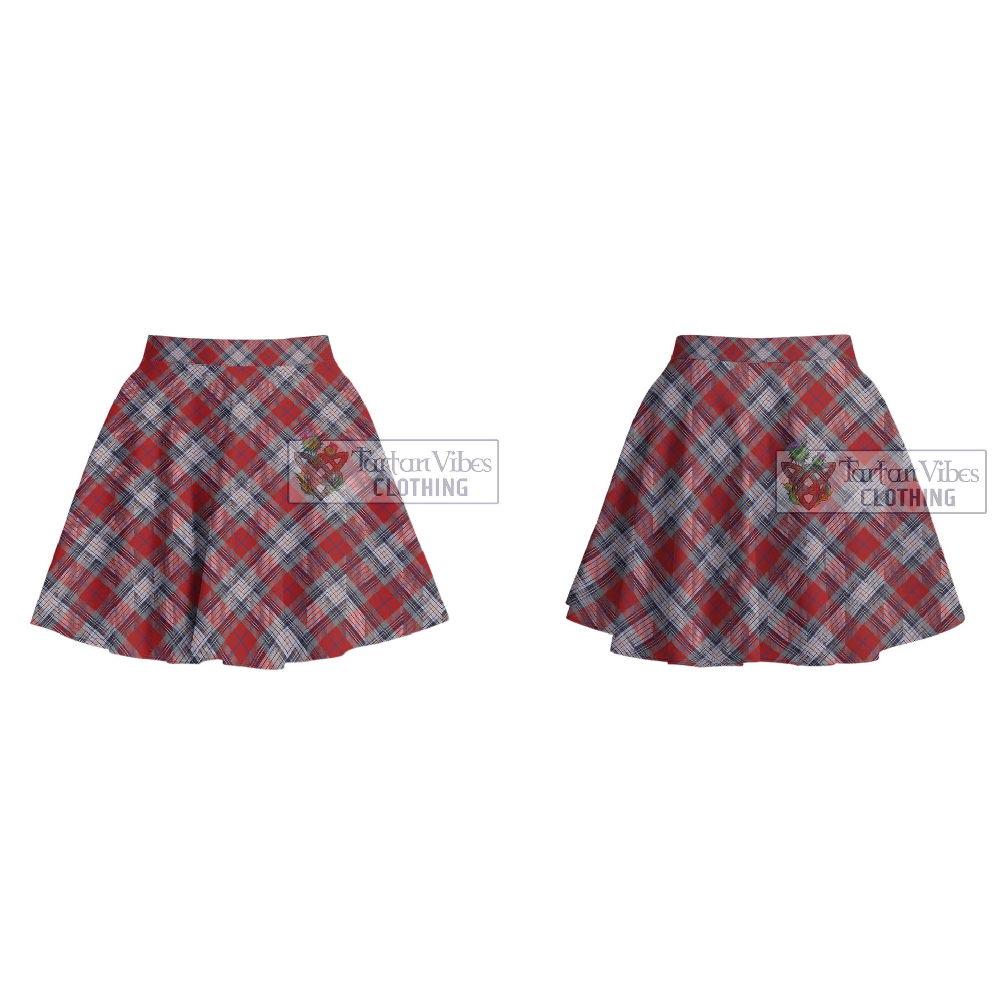 Tartan Vibes Clothing Warden Tartan Women's Plated Mini Skirt