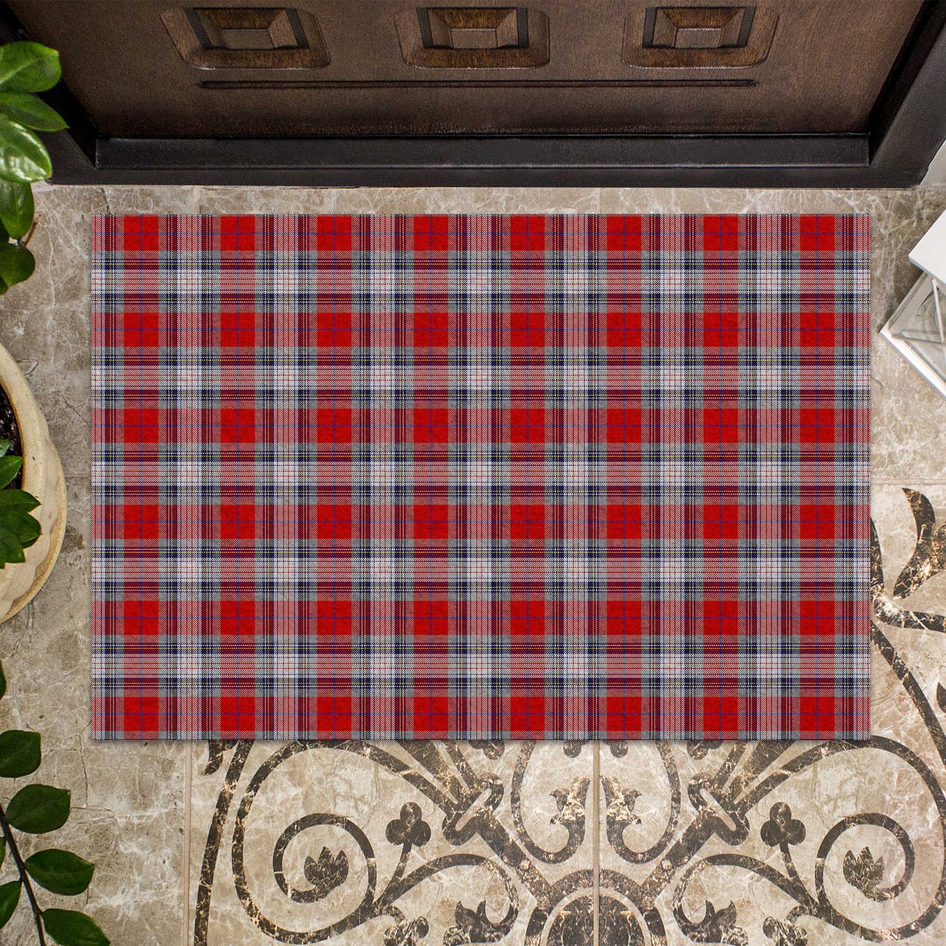 Warden Tartan Rubber Doormat - Tartan Vibes Clothing