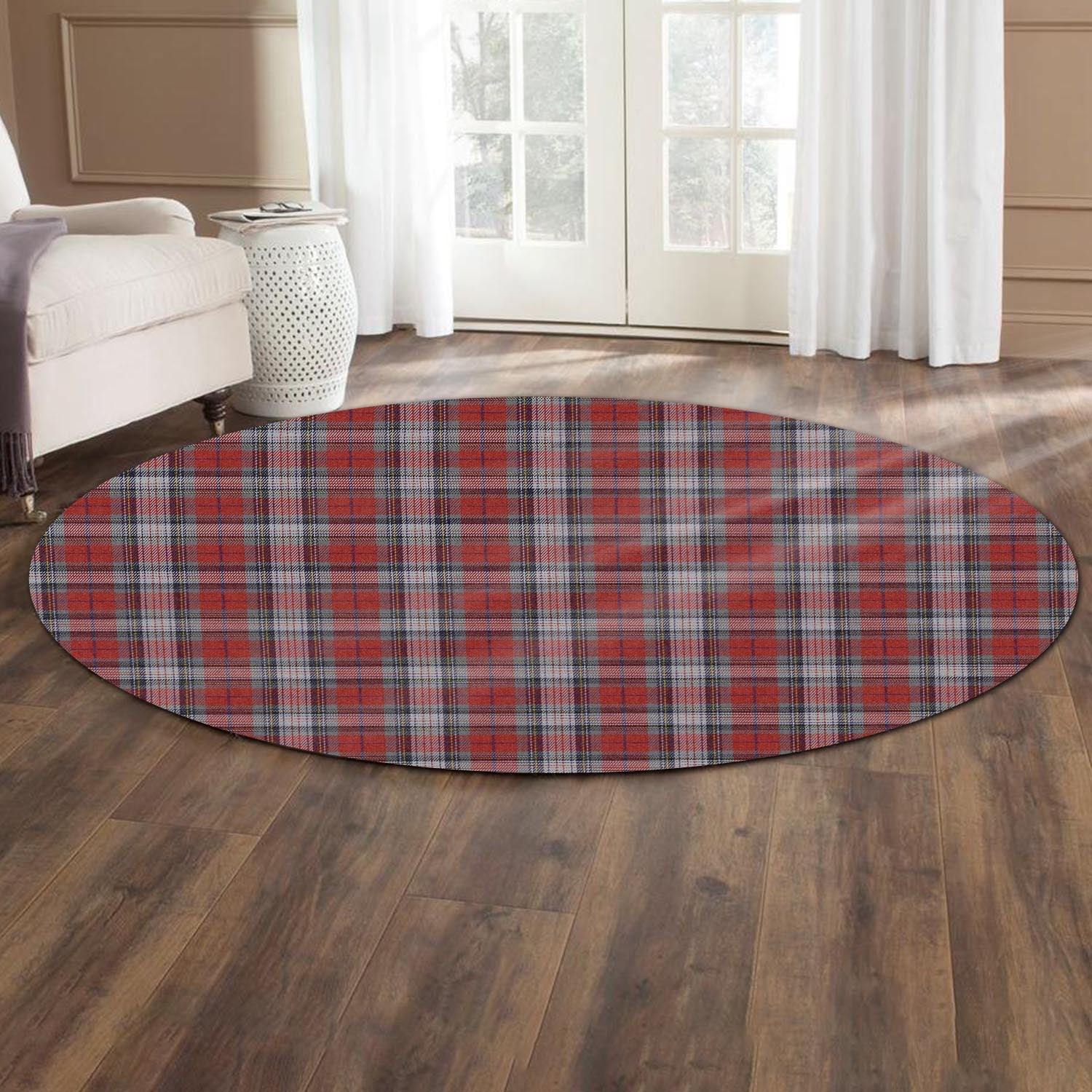 Warden Tartan Round Rug - Tartan Vibes Clothing