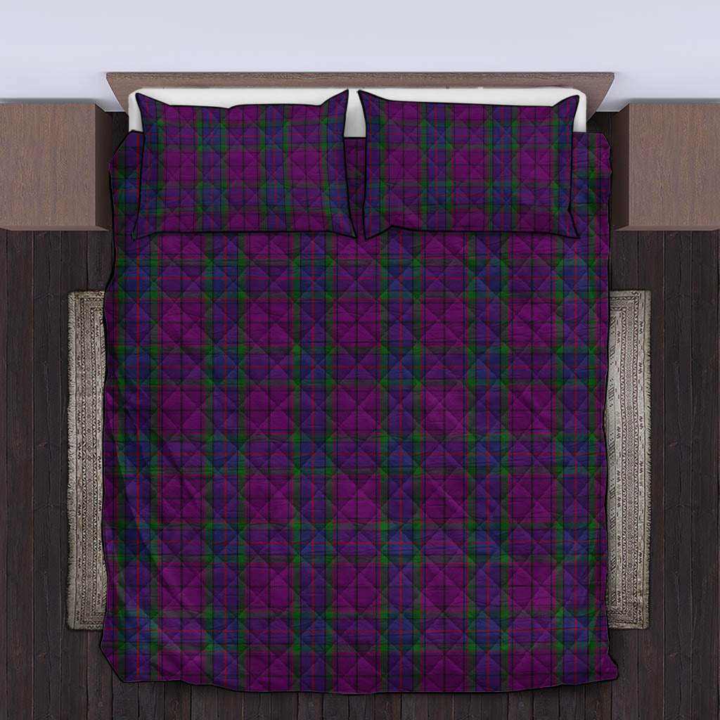 Wardlaw Tartan Quilt Bed Set King - Tartan Vibes Clothing