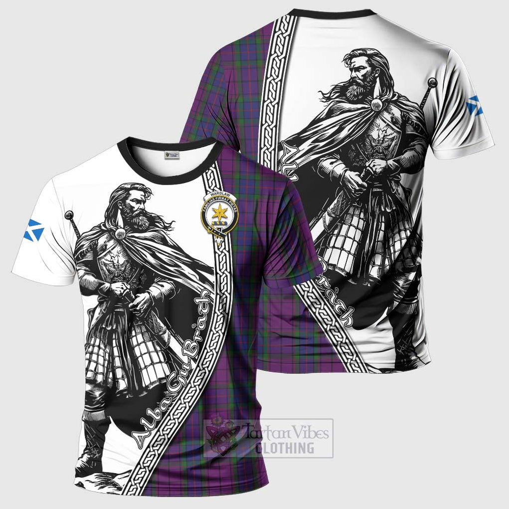 Wardlaw Tartan Clan Crest T-Shirt with Highlander Warrior Celtic Style Kid's Shirt - Tartan Vibes Clothing