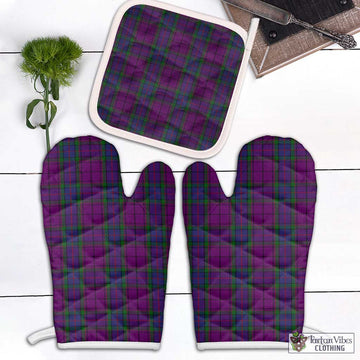 Wardlaw Tartan Combo Oven Mitt & Pot-Holder Combo 1 Oven Mitt & 1 Pot-Holder White - Tartan Vibes Clothing