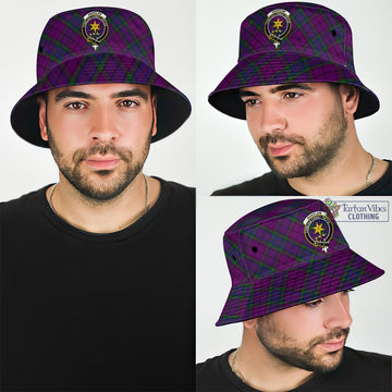 Wardlaw Tartan Bucket Hat with Family Crest