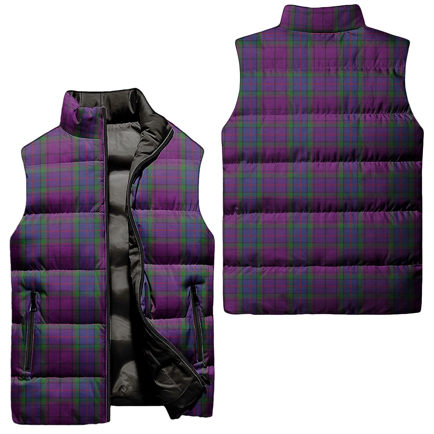 Wardlaw Tartan Sleeveless Puffer Jacket Unisex - Tartanvibesclothing