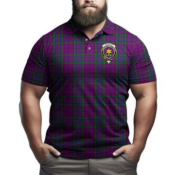 Wardlaw Tartan Men's Polo Shirt with Family Crest