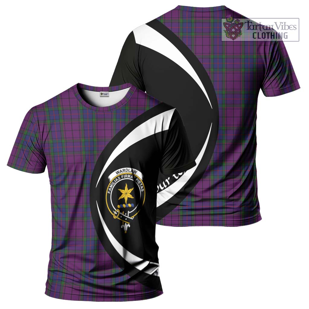 Wardlaw Tartan T-Shirt with Family Crest Circle Style Kid's Shirt - Tartan Vibes Clothing