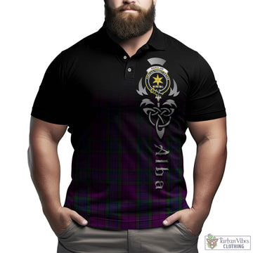 Wardlaw Tartan Polo Shirt Featuring Alba Gu Brath Family Crest Celtic Inspired