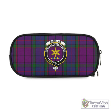 Wardlaw Tartan Pen and Pencil Case with Family Crest