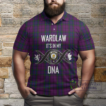 Wardlaw Tartan Polo Shirt with Family Crest DNA In Me Style Kid - Tartanvibesclothing Shop
