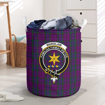 Wardlaw Tartan Laundry Basket with Family Crest