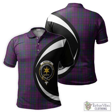 Wardlaw Tartan Men's Polo Shirt with Family Crest Circle Style Kid - Tartan Vibes Clothing