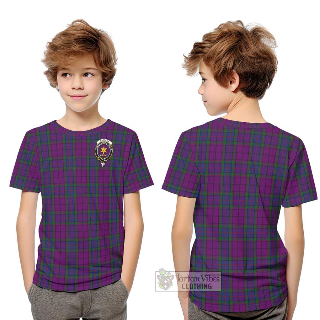 Wardlaw Tartan Kid T-Shirt with Family Crest Youth XL Size14 - Tartanvibesclothing Shop