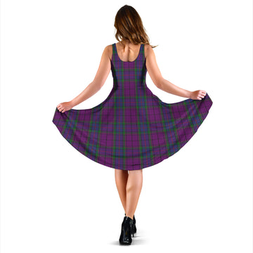 Wardlaw Tartan Sleeveless Midi Womens Dress
