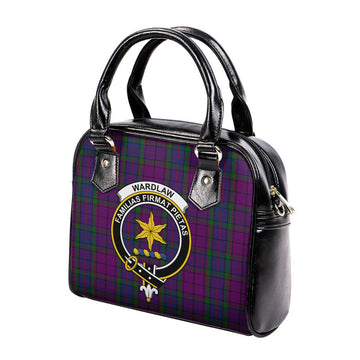 Wardlaw Tartan Shoulder Handbags with Family Crest