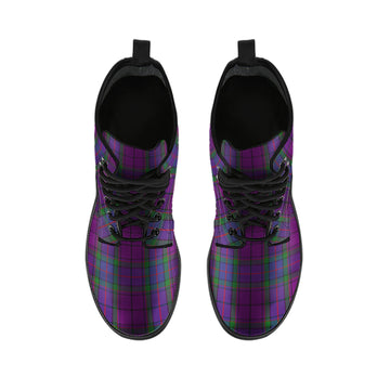 Wardlaw Tartan Leather Boots