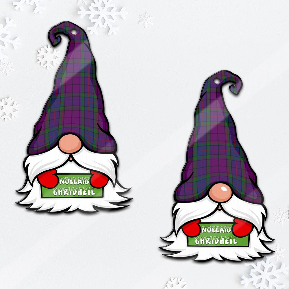 Wardlaw Gnome Christmas Ornament with His Tartan Christmas Hat - Tartan Vibes Clothing