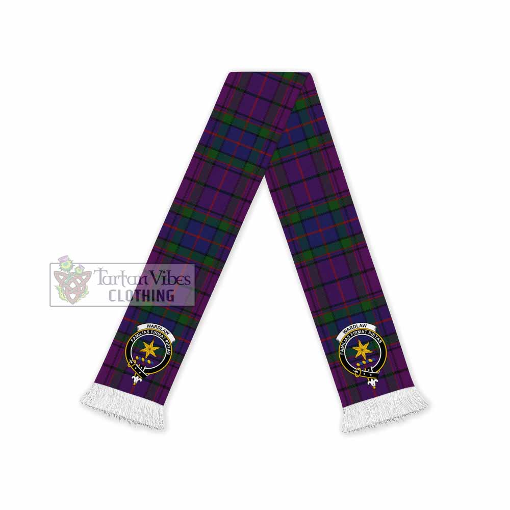Tartan Vibes Clothing Wardlaw Tartan Ruffneck Scarf with Family Crest