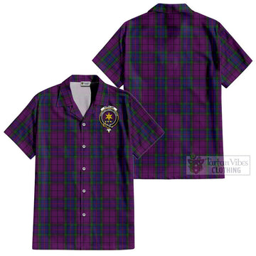 Wardlaw Tartan Cotton Hawaiian Shirt with Family Crest Kid - Tartan Vibes Clothing