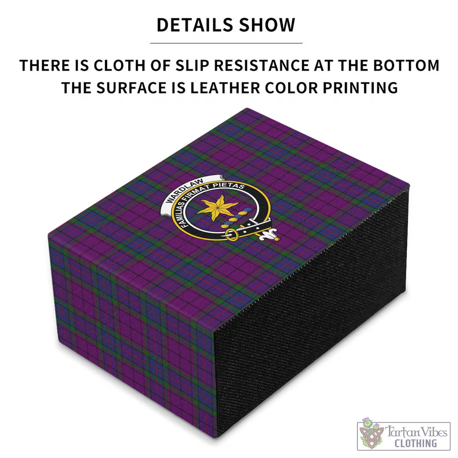 Tartan Vibes Clothing Wardlaw Tartan Pen Holder with Family Crest