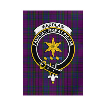 Wardlaw Tartan Garden Flag with Family Crest