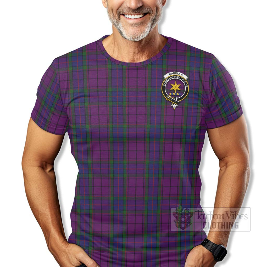 Wardlaw Tartan T-Shirt with Family Crest Celtic Skull Style - Tartan Vibes Clothing