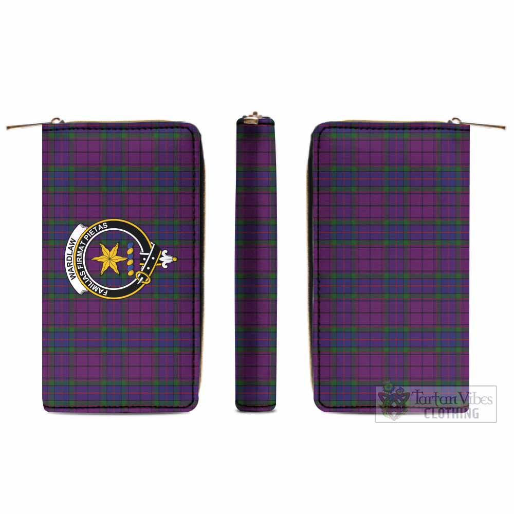 Tartan Vibes Clothing Wardlaw Tartan Women's Leather Wallet with Family Crest