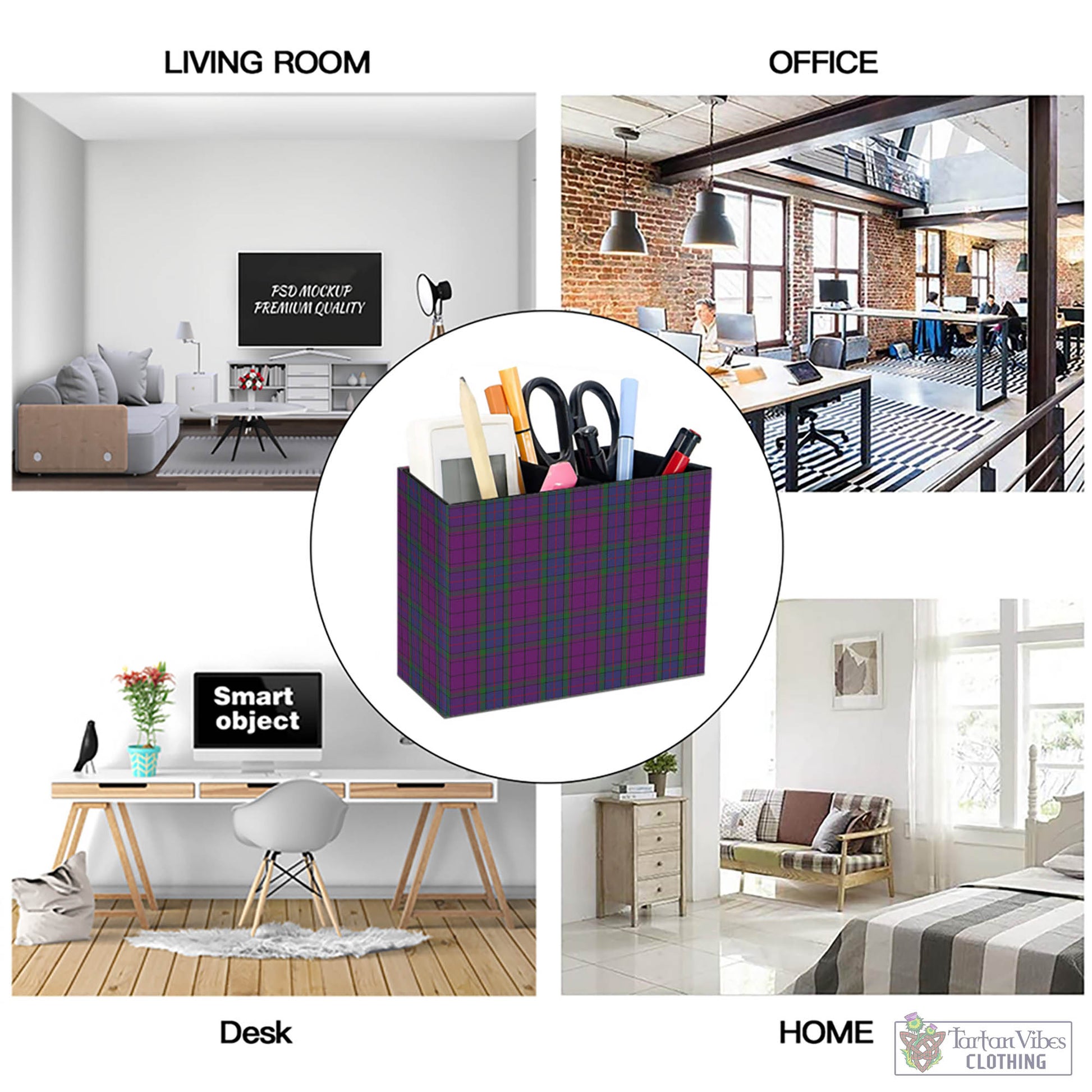 Tartan Vibes Clothing Wardlaw Tartan Pen Holder