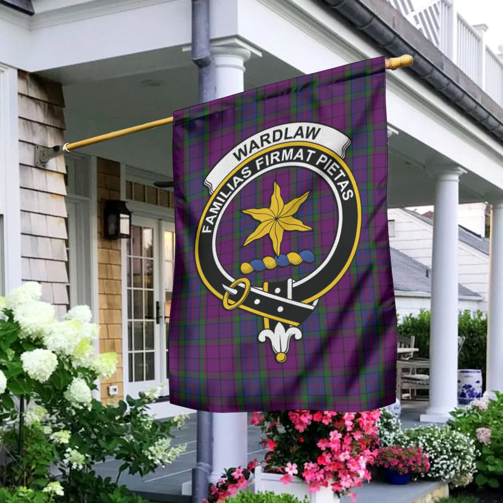 Wardlaw Tartan Flag with Family Crest - Tartan Vibes Clothing