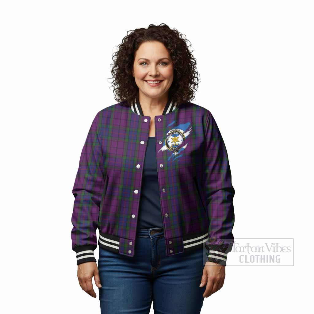 Wardlaw Clan Crest In Me Tartan Baseball Jacket Scotland Flag Style