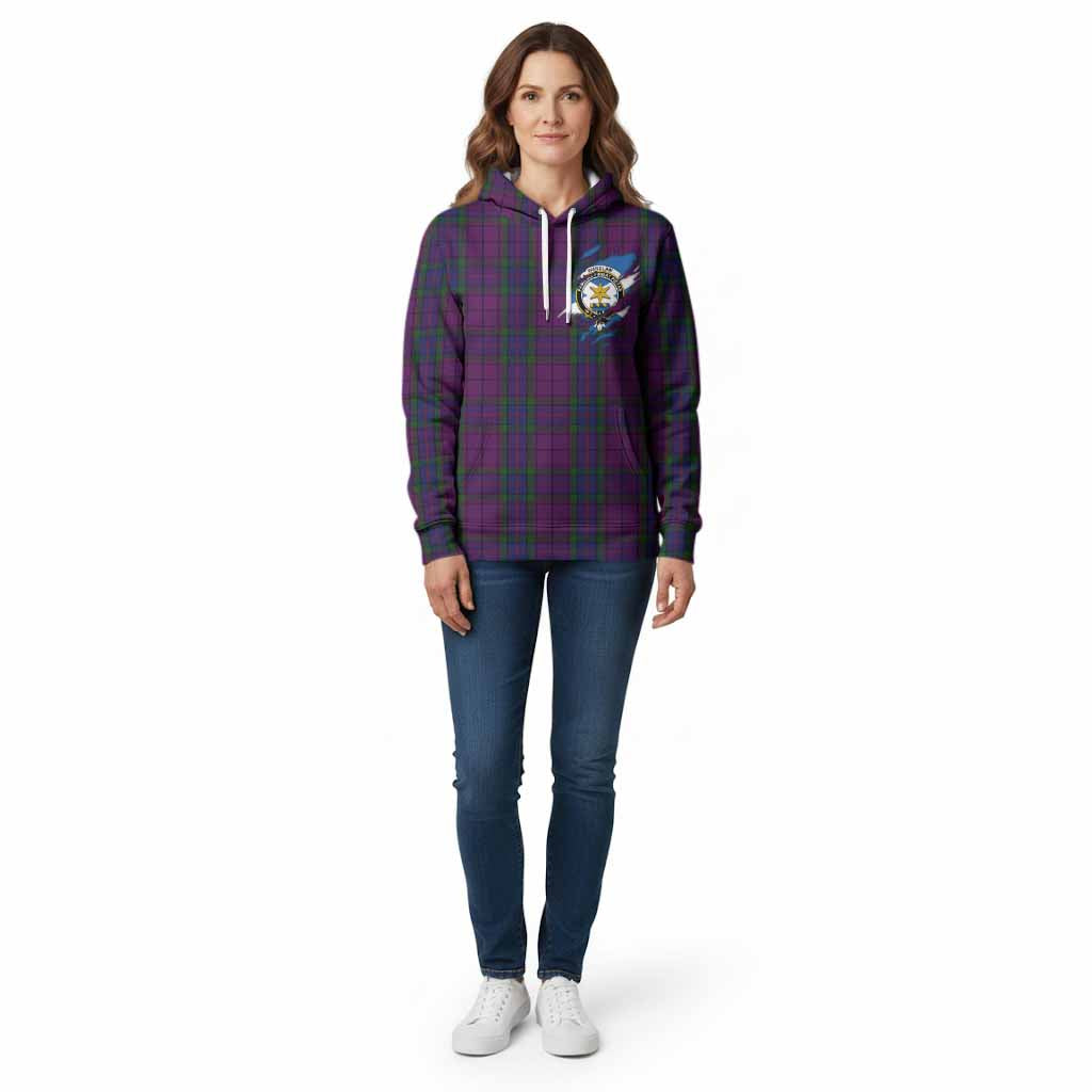 Wardlaw Clan Crest In Me Tartan Cotton Hoodie Scotland Flag Style