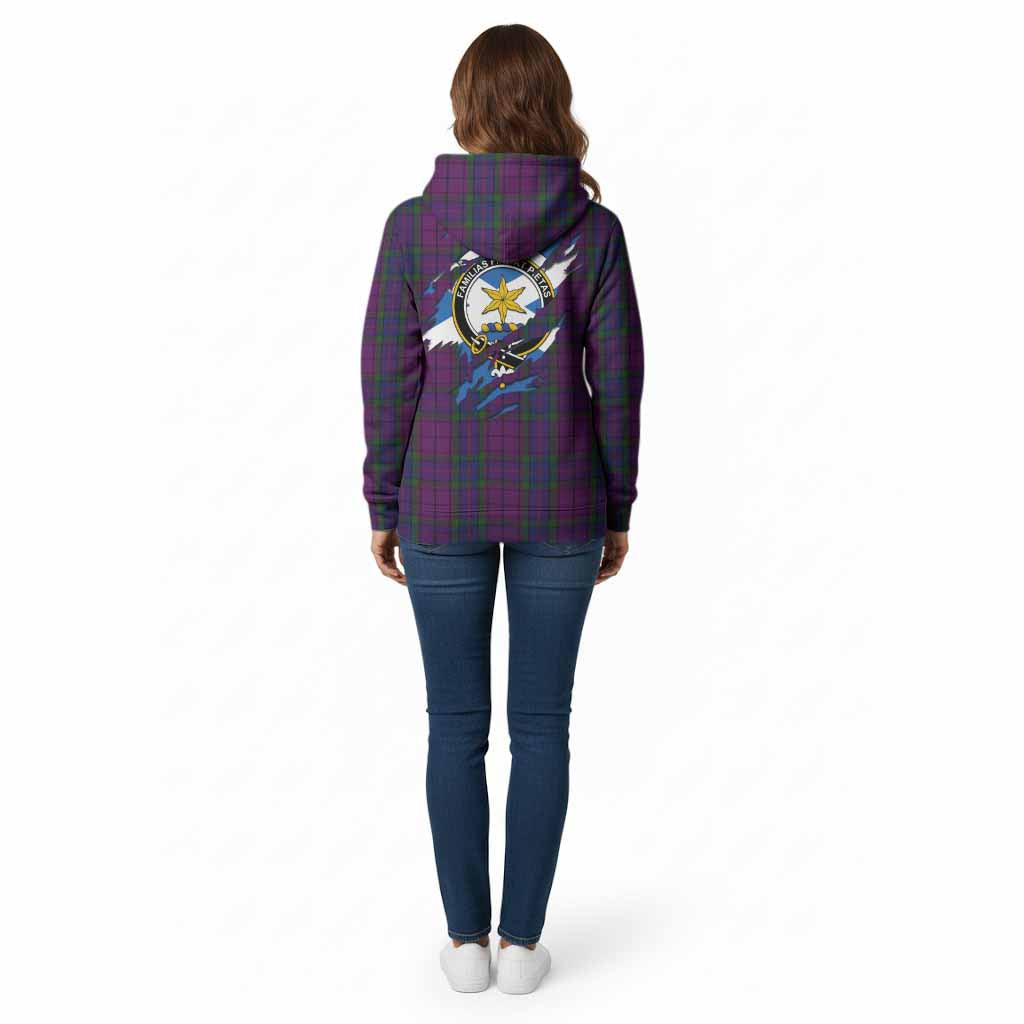 Wardlaw Clan Crest In Me Tartan Cotton Hoodie Scotland Flag Style