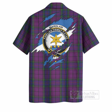 Wardlaw Clan Crest In Me Tartan Hawaiian Shirt Scotland Flag Style