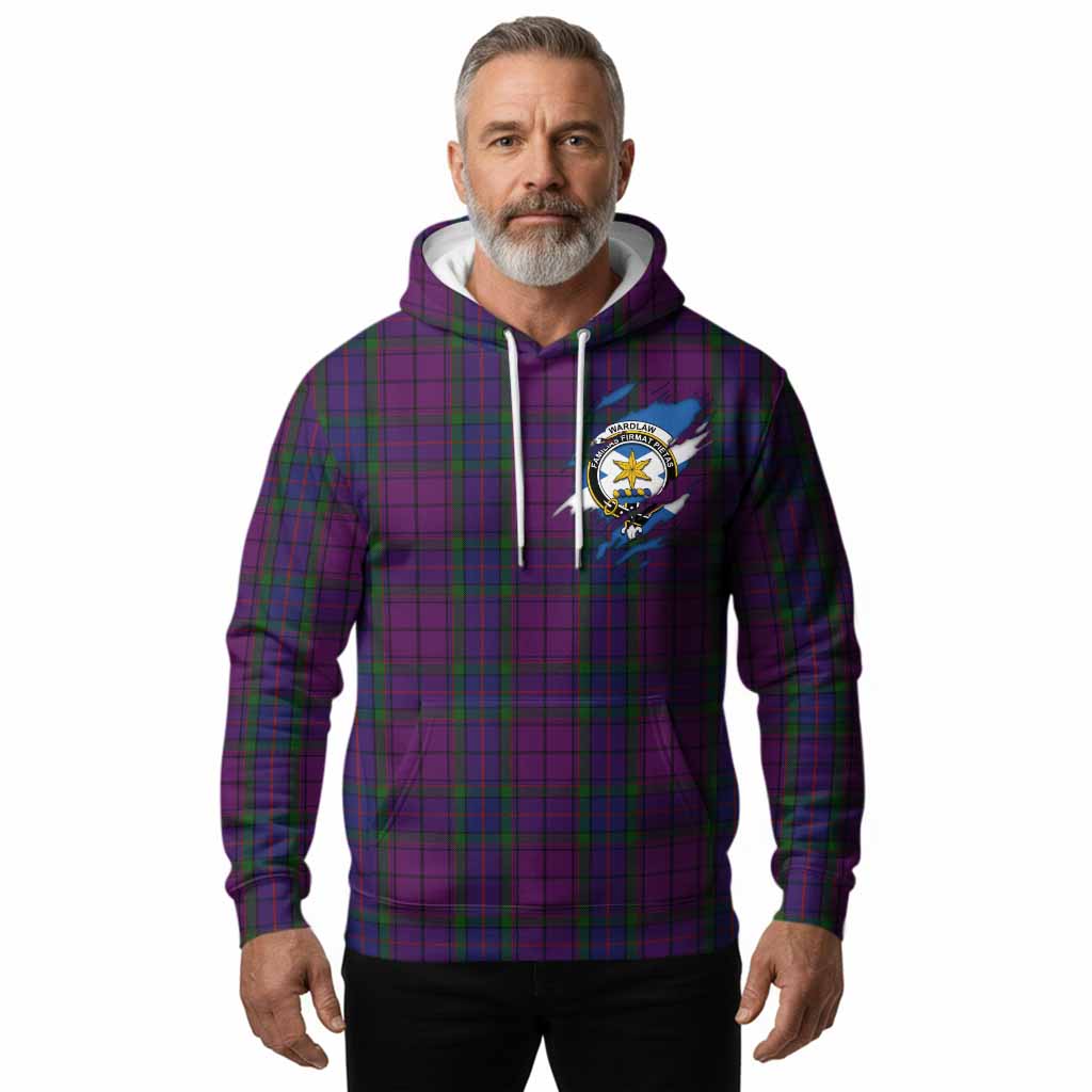 Wardlaw Clan Crest In Me Tartan Hoodie Scotland Flag Style
