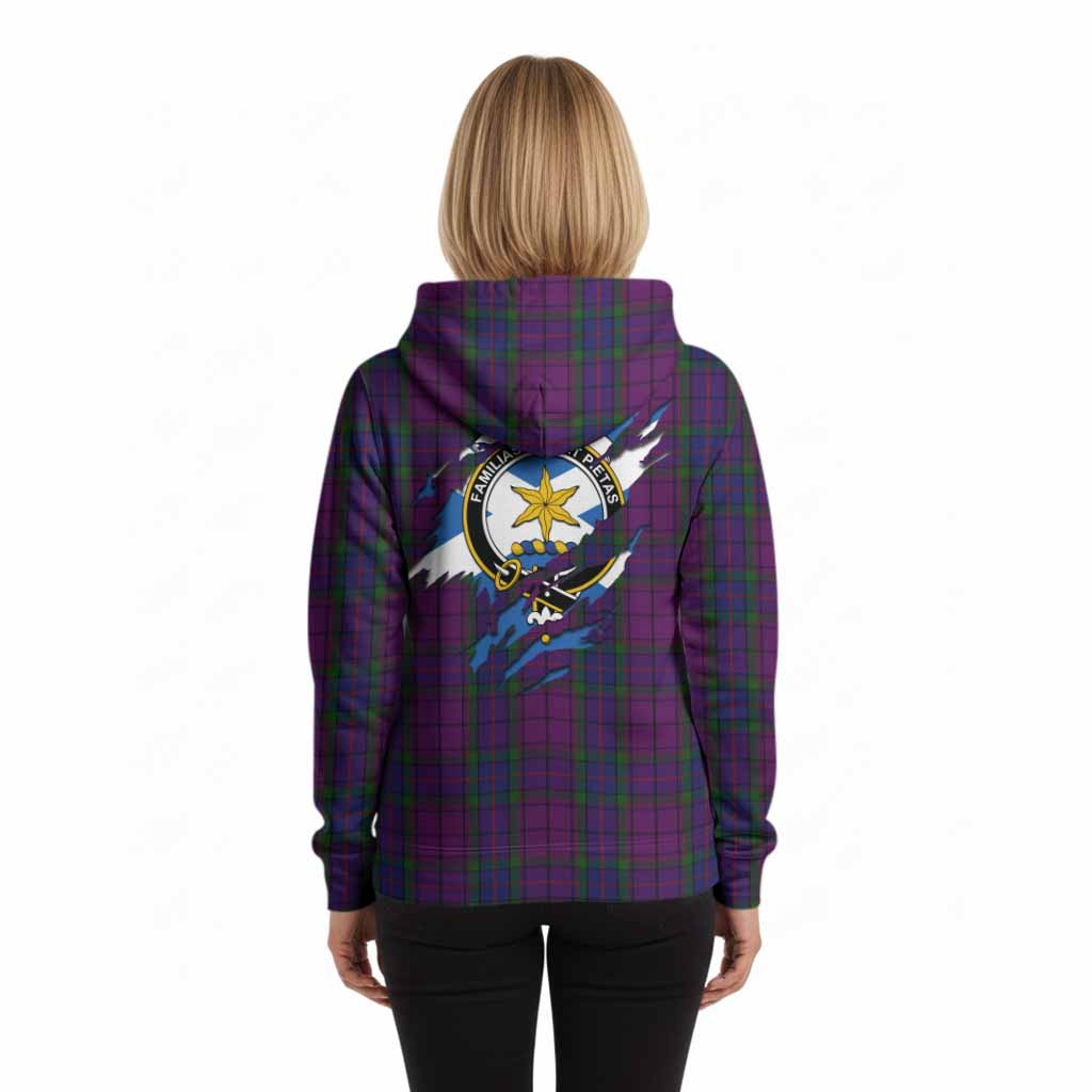 Wardlaw Clan Crest In Me Tartan Hoodie Scotland Flag Style