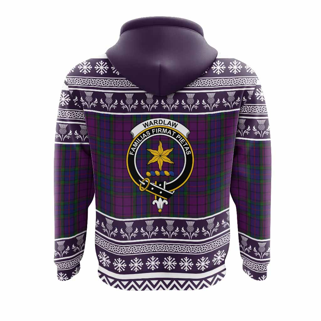 Wardlaw Clan Tartan Christmas Hoodie with Family Crest - Tartan Vibes Clothing