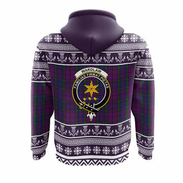Wardlaw Clan Tartan Christmas Hoodie with Family Crest