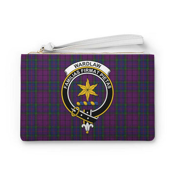 Wardlaw Family Crest Tartan Clutch Bag