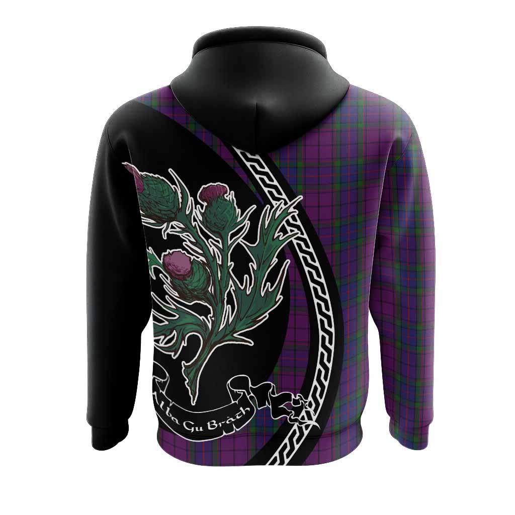 Wardlaw Family Crest Tartan Hoodie Alba Thistle Inspired - Tartan Vibes Clothing