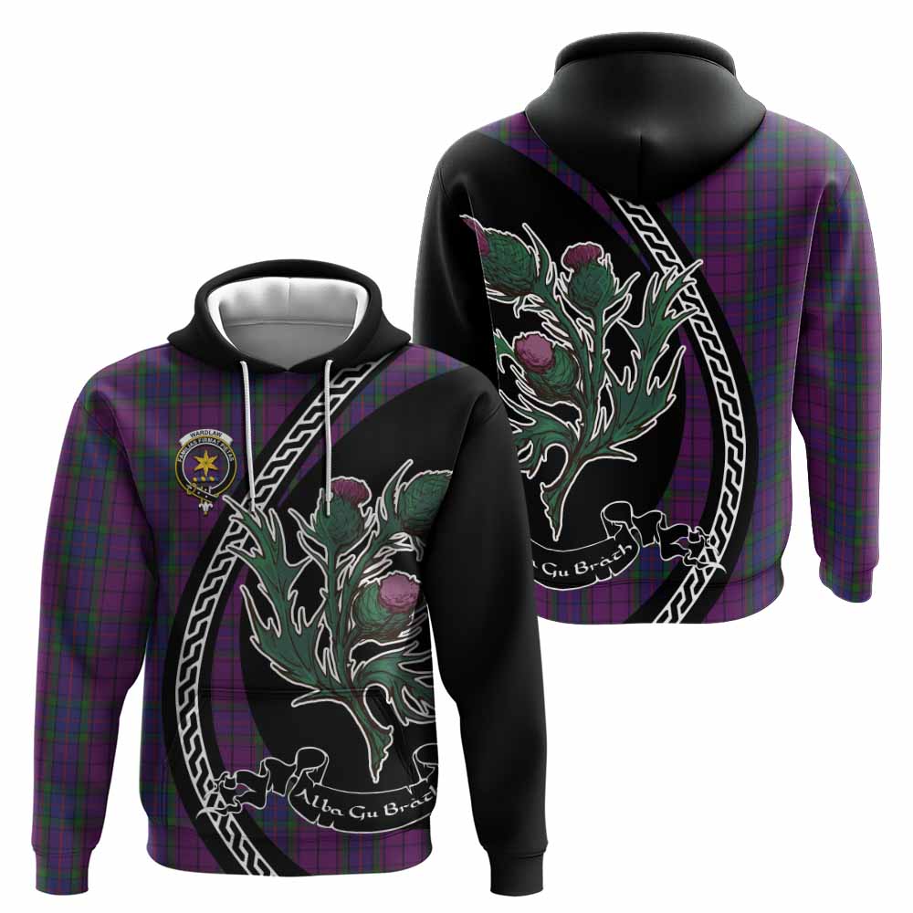 Wardlaw Family Crest Tartan Hoodie Alba Thistle Inspired - Tartan Vibes Clothing