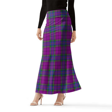 Wardlaw Modern Tartan Womens Full Length Skirt