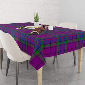 Wardlaw Modern Tatan Tablecloth with Family Crest
