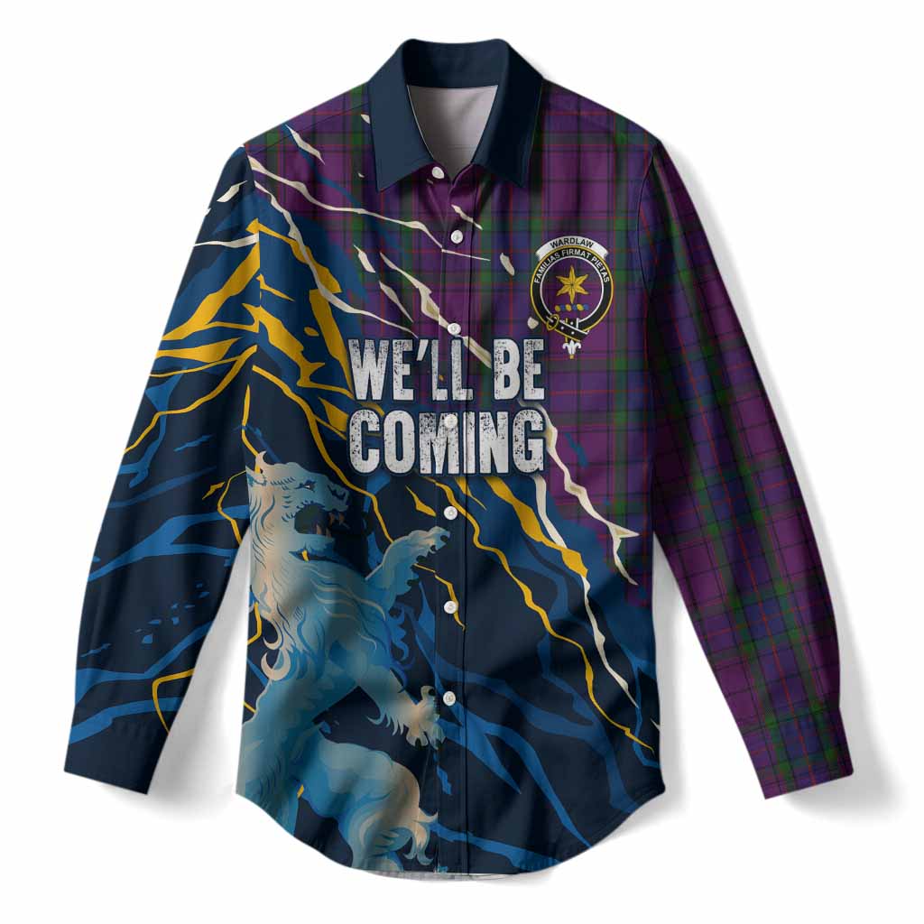 Wardlaw Scotland Tartan Women Casual Shirt WC2026 Football - We'll Be Coming