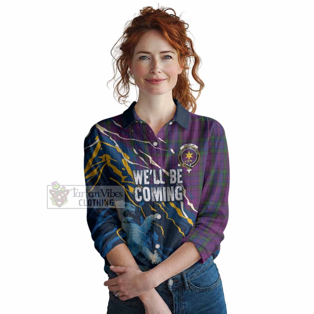 Wardlaw Scotland Tartan Women Casual Shirt WC2026 Football - We'll Be Coming