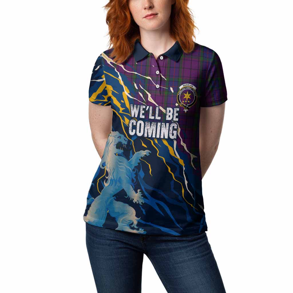 Wardlaw Scotland Tartan Women Polo Shirt WC2026 Football - We'll Be Coming