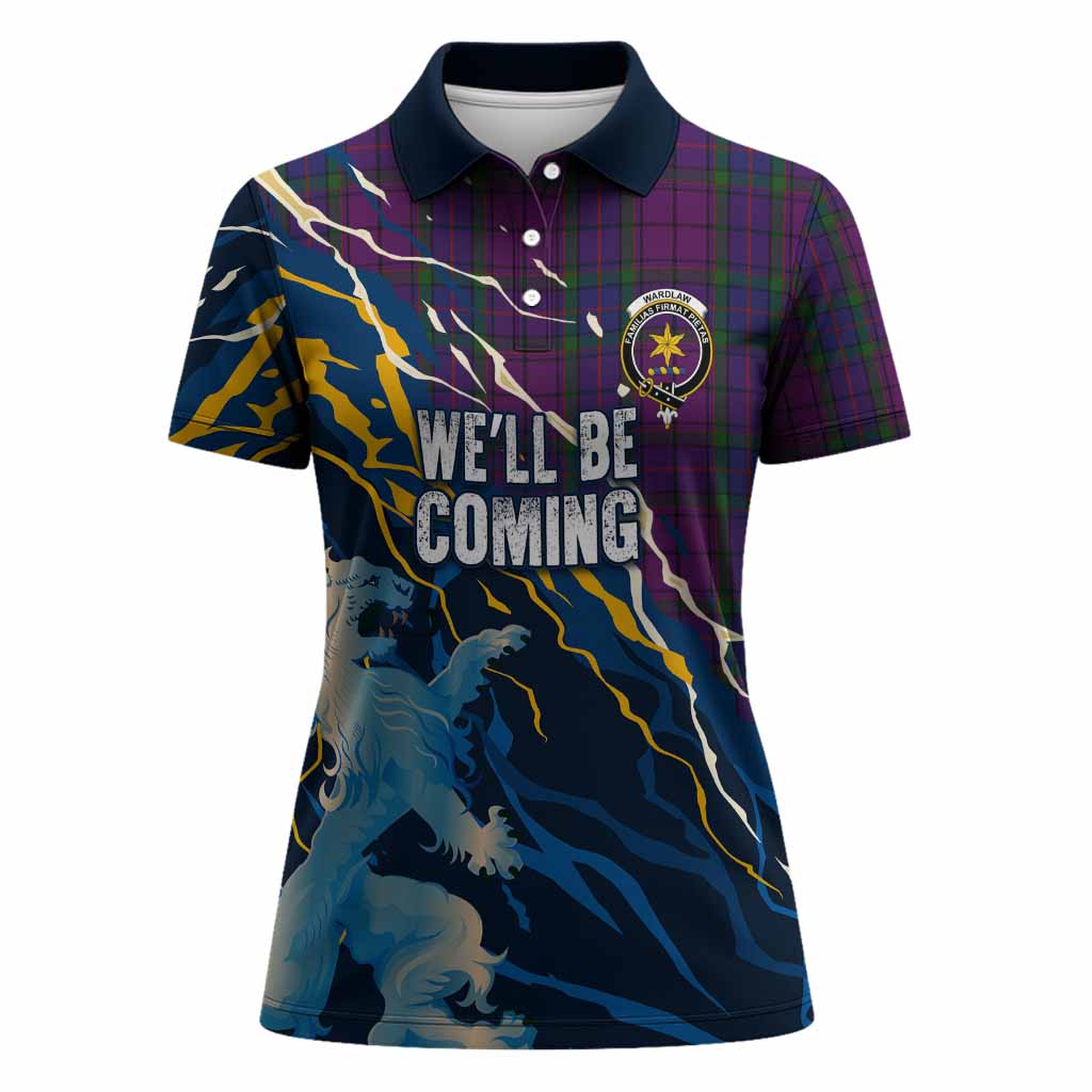 Wardlaw Scotland Tartan Women Polo Shirt WC2026 Football - We'll Be Coming