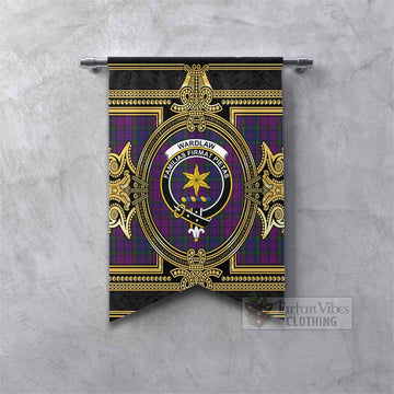 Wardlaw Scottish Tartan Crest Gonfalon Royal Stylized