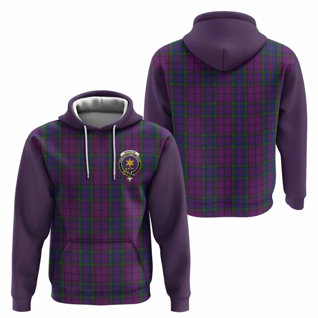 Wardlaw Tartan Accent Hoodie with Family Crest